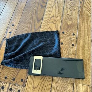 AUTH GUCCI Patent Leather Clutch